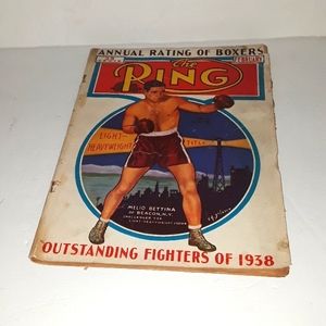 c RARE FEBRUARY 1939 THE RING BOXING MAGAZINE BETTINA OUTSTANDING FIGHTERS…